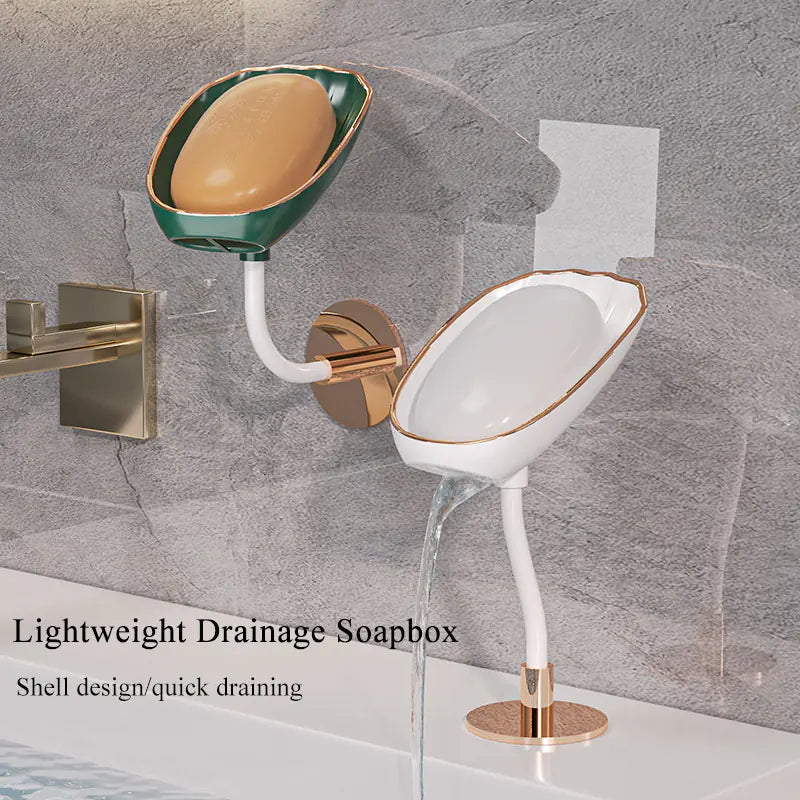 Wall Mounted Luxury Soap Holder Storage Box for Bathroom