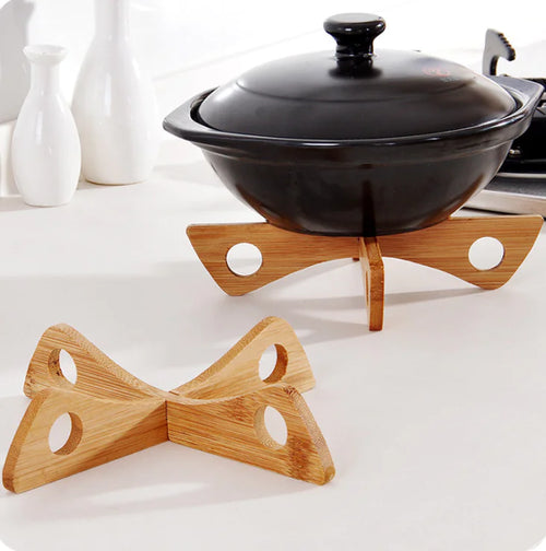 Bamboo Heat-Resistant Cross Mat for Dining Table