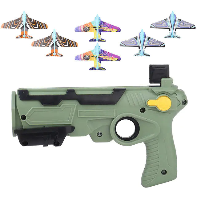 Children's Foam Plane Glider Outdoor Toy Launcher