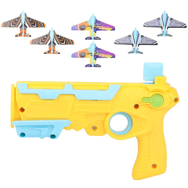 Children's Foam Plane Glider Outdoor Toy Launcher