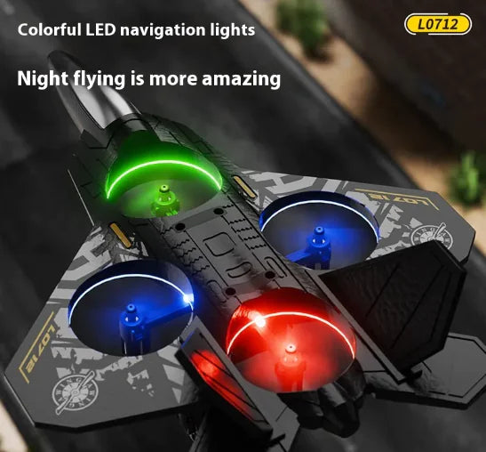 L0712 2.4G RC Foam Glider Airplane w/Lights