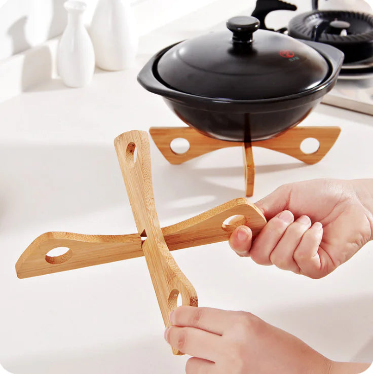 Bamboo Heat-Resistant Cross Mat for Dining Table