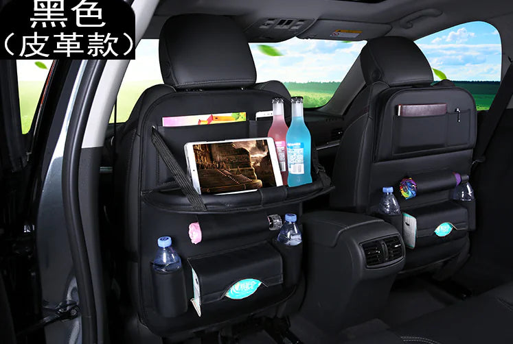 Car Seat Organizer with Foldable Table