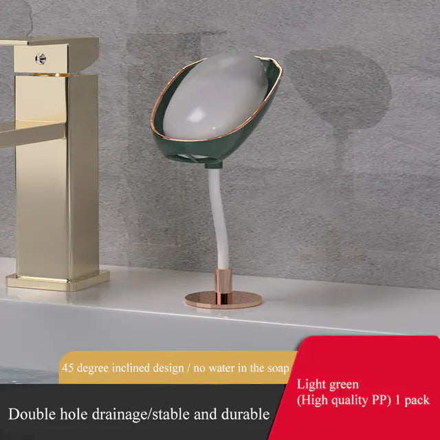 Wall Mounted Luxury Soap Holder Storage Box for Bathroom