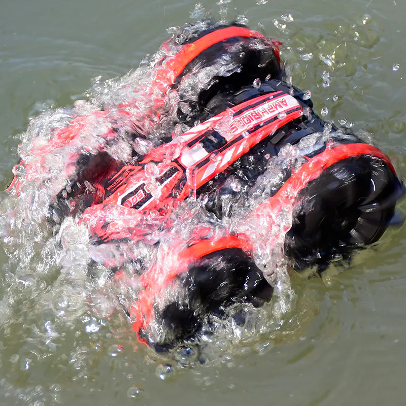 Amphibious Double-sided Stunt Remote Control Car